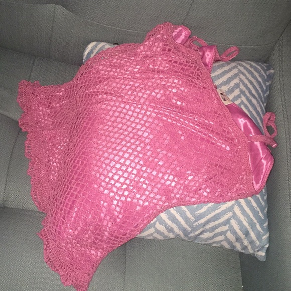 Silk Crochet faded glory 8-10 small/ medium lined - Picture 7 of 8